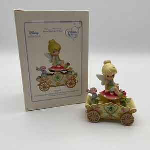 Precious Moments Disney Tinker Bell Birthday Parade Age 6 Figurine 104408 Boxed